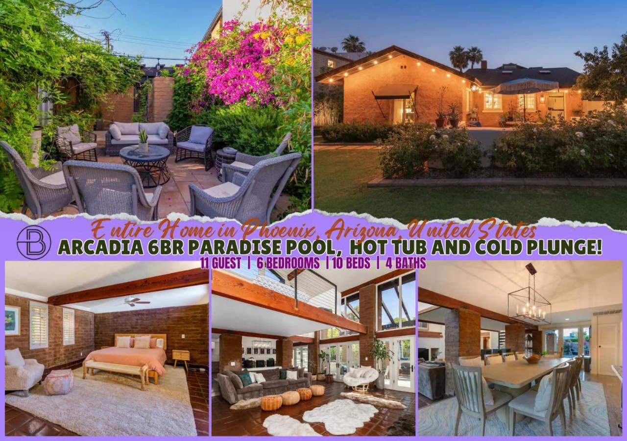 Arcadia 6br Paradise Pool Hot Tub & Cold Plunge * Phoenix